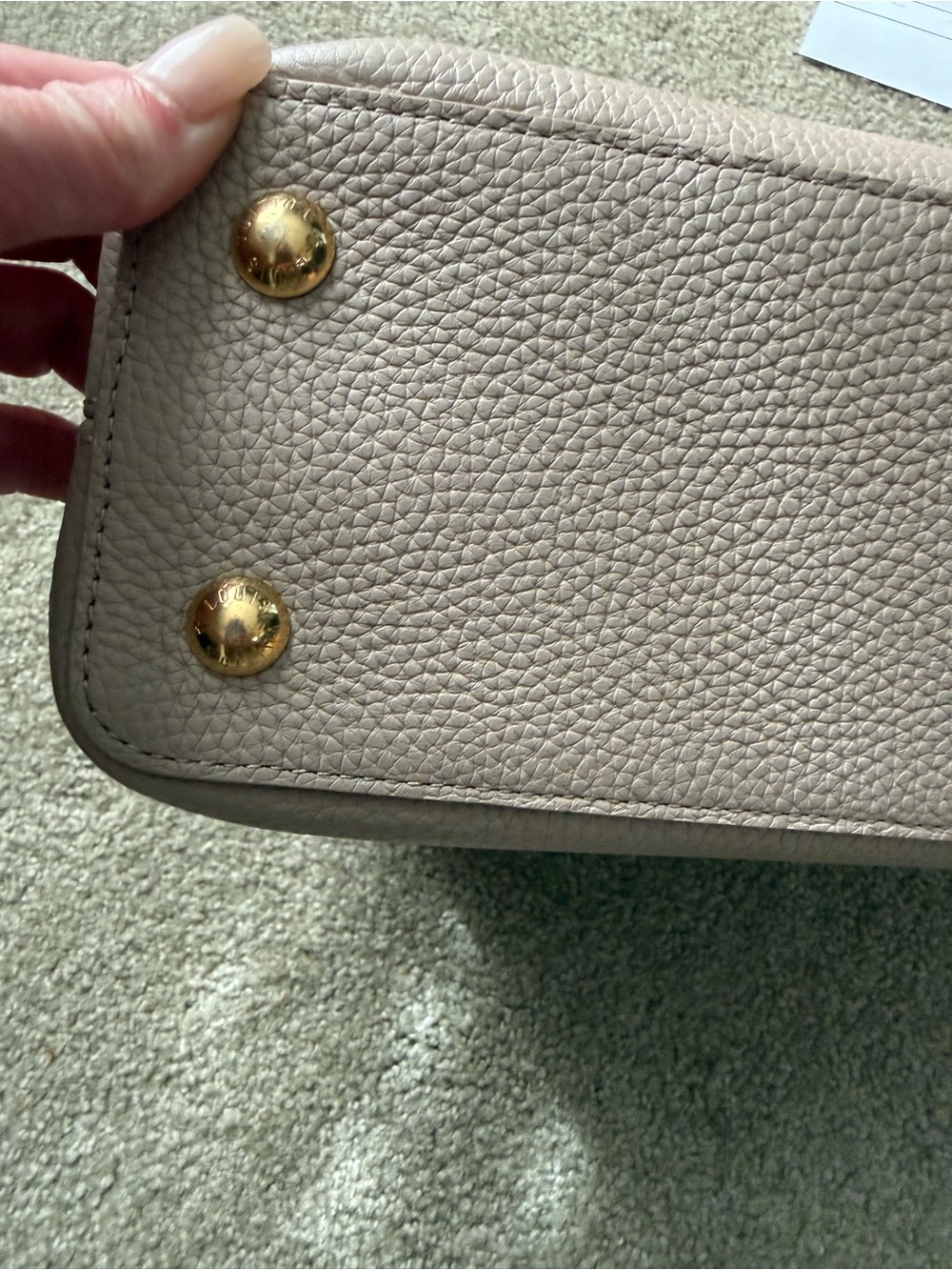 Louis Vuitton Pink Taupe Capucines Shoulder bag - Picture 12 of 16